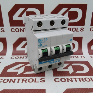 DTCB6316C | Terasaki | (DIN-T6-C16), Circuit Breaker, 3 Pole, 16A, 6kA, 415V