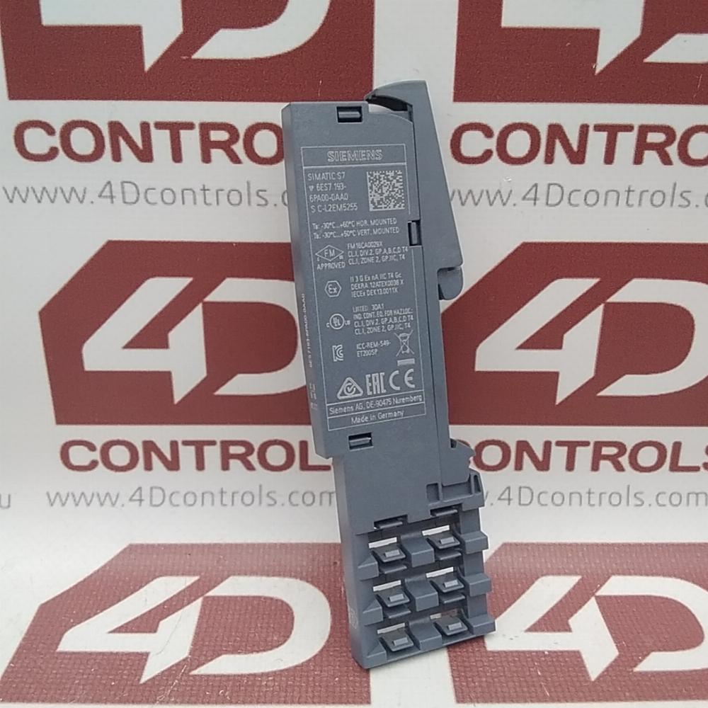 Modulo Server Siemens ET 200SP, 6ES7 193-6PA00-0AA0, Nuovo