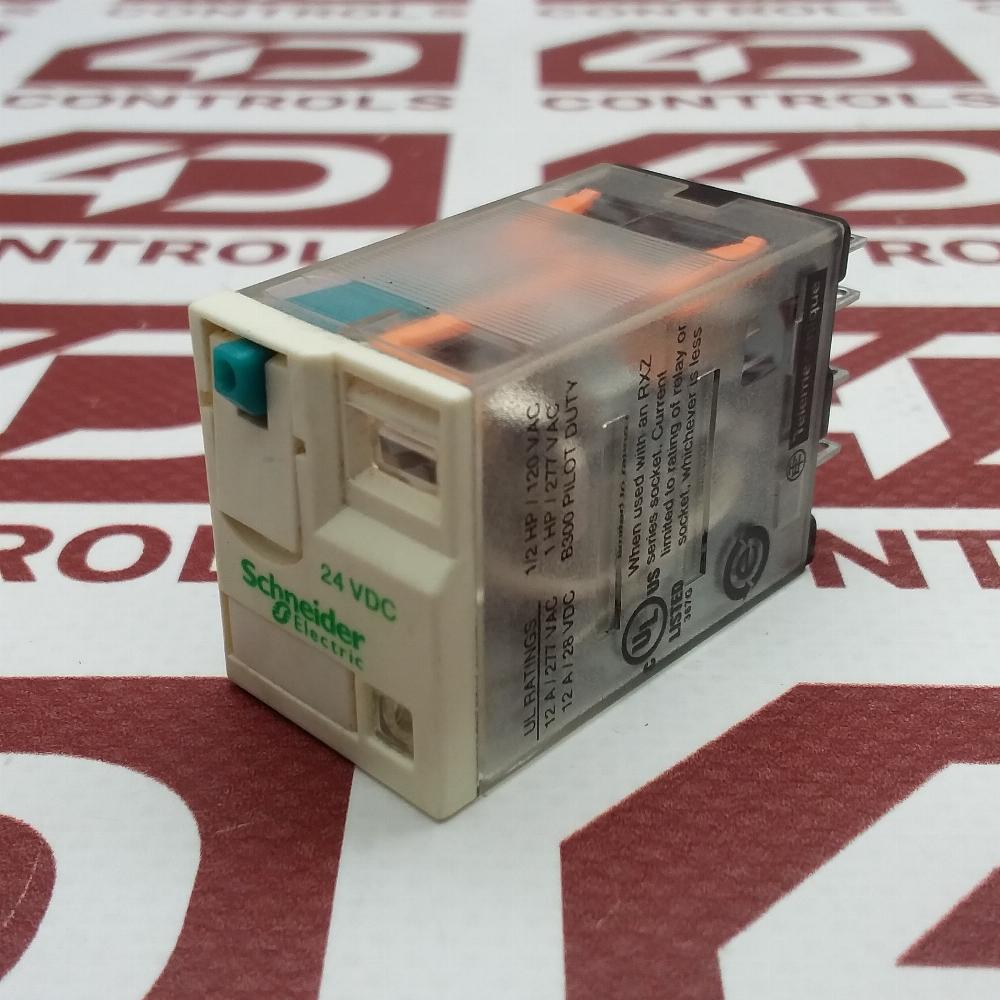 RXM2AB2BD | Schneider | Miniature Plug-In Relay, Flat Pins
