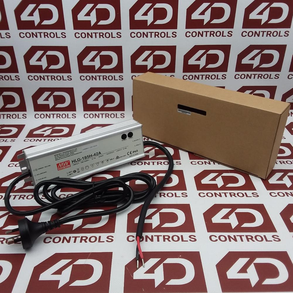 HLG-185H-42A LED Driver 185W | Constant Voltage & Current Power Supply For LED Lighting, 42V 4.4A