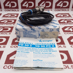 YD50 | Wenglor | Through Beam Sensor, 10-30VDC, 0.5mm-50m, 15mA