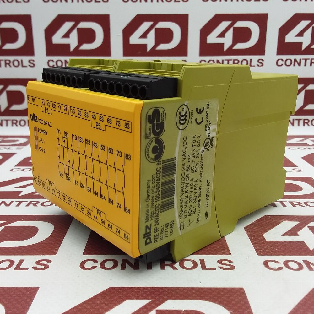 Pilz Module 777148 | Pilz | Expansion Module, 9 Pole, 24VAC/DC, 8 N/O