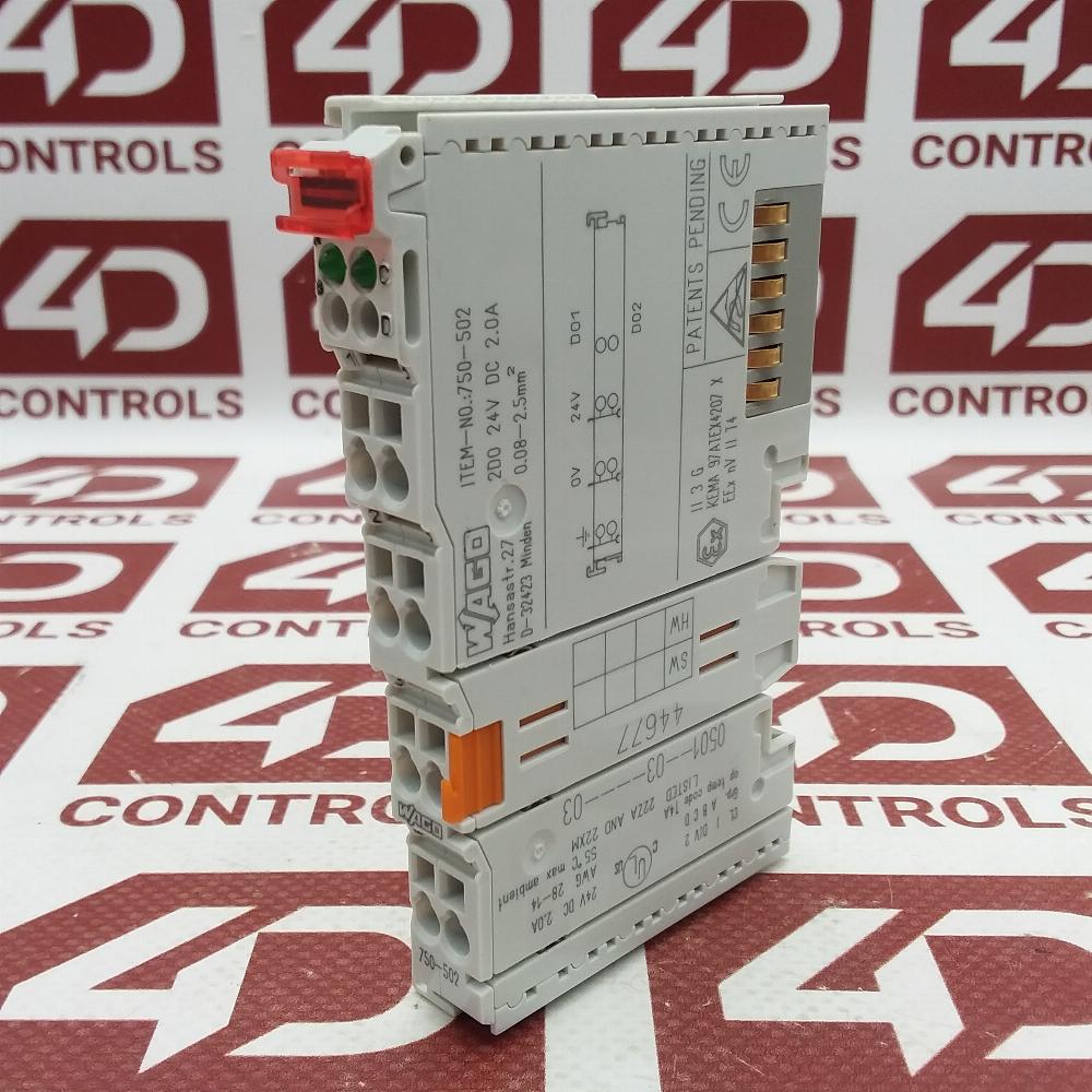 Di Module Wago 750-502 | WAGO | Digital Output Module, 2 Channel, 24VDC