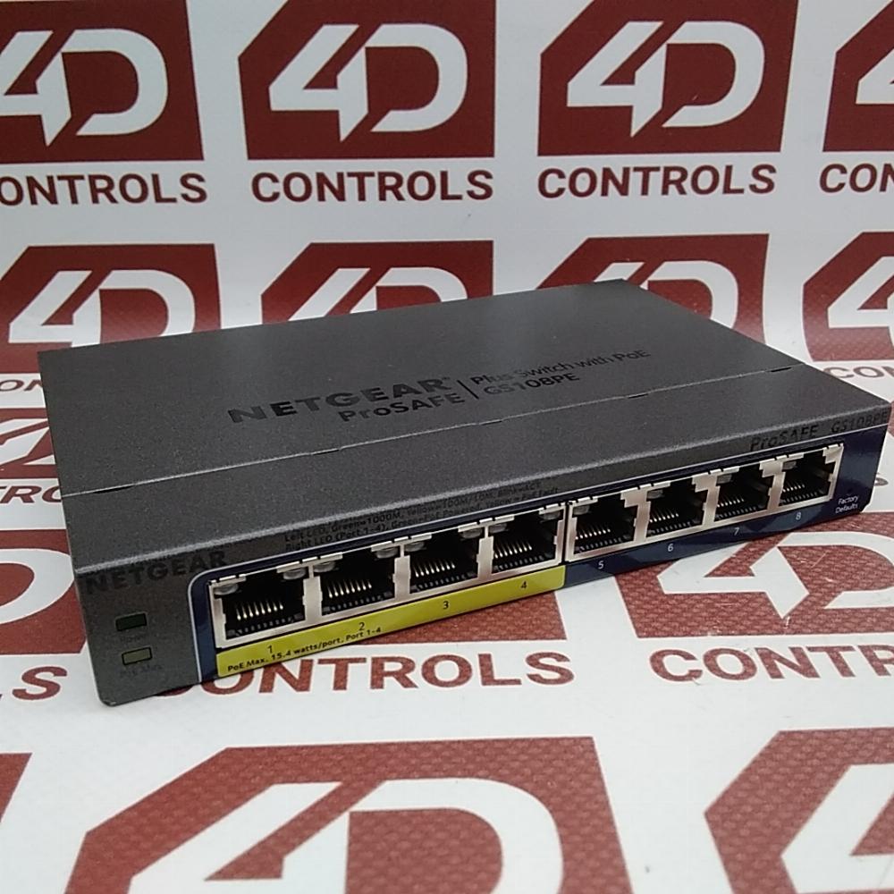 GS108PEV3 | NetGear | Ethernet POE Switch, 8 Port