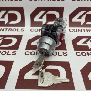 MRK-R2A1 L | Hanyoung Nux | Key Selector Switch, Aluminum Guard, 1NC, 1 NO