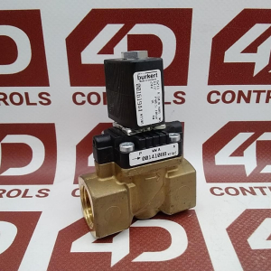 00161944 | Burkert | Solenoid Valve, 2 Port, 24VAC, 2-Way, Servo Assisted