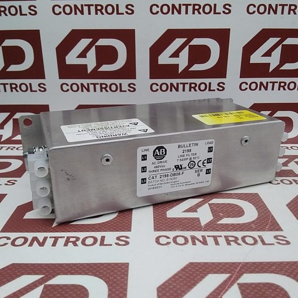 2198-DB08-F | Allen Bradley | AC Line Filter, 7.5A
