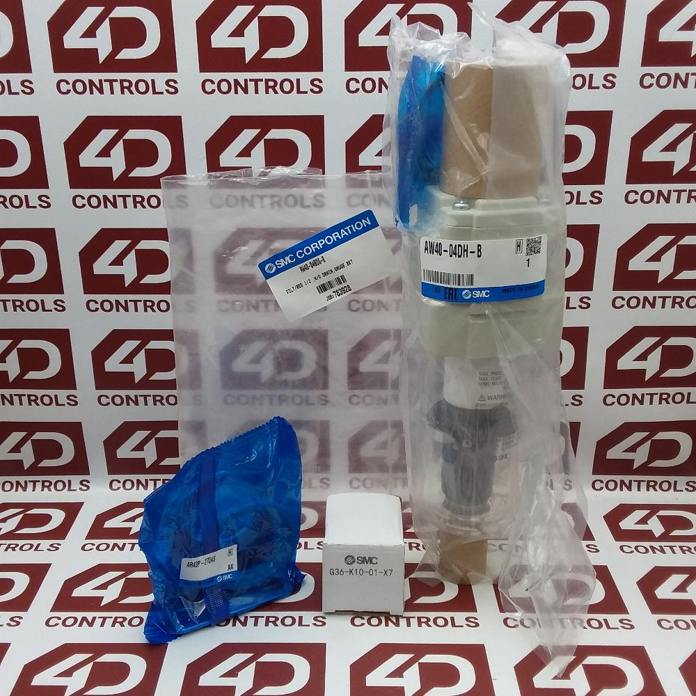 AW40-04BDG-B | SMC | Integrated Filter, Regulator, Size 40