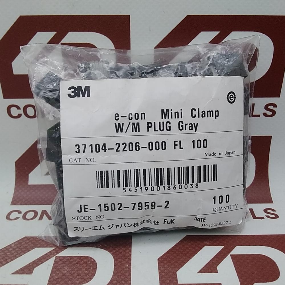 37104-2206-000 | 3M | 371 Series Terminal Plug, 100 Pieces