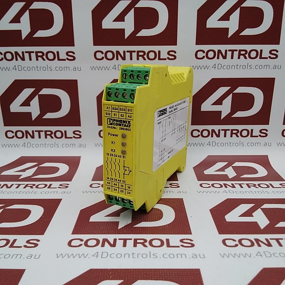 2963802 | Phoenix Contact | Safety Relay, 24VAC/DC