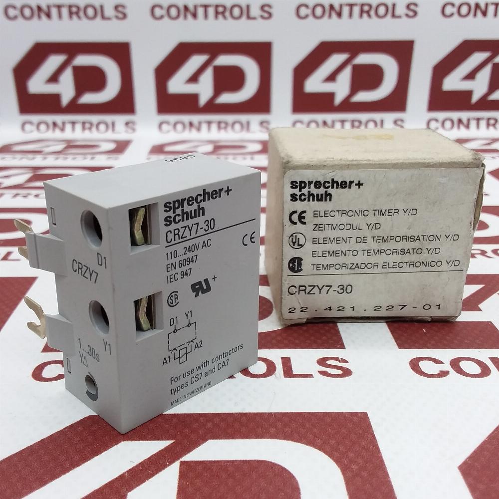 CRZY7-30 | Sprecher + Schuh | Off-Delay Timer, 1-30s