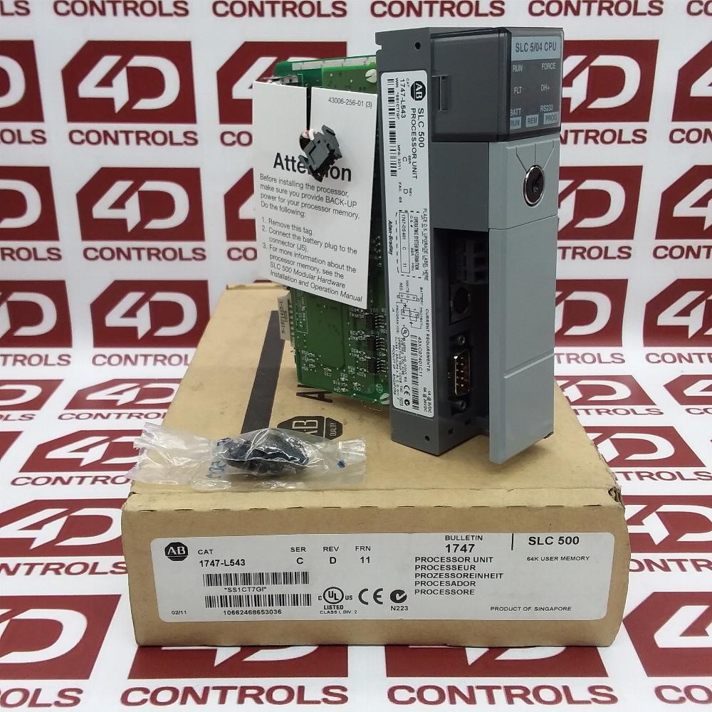 1747-L543 | Allen Bradley | SLC 5/04, CPU Controller