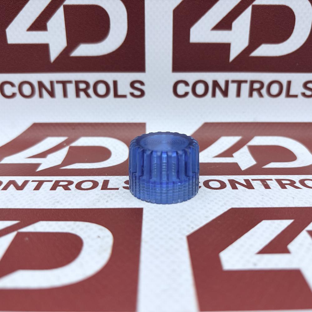 9001L7 | Schneider | Cap, Harmony 9001k, Blue, Grooved Lens, 30 Mm