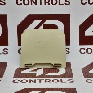 0303660000 | Weidmuller | (AP35-TW16), Terminal Block End Plate, Beige