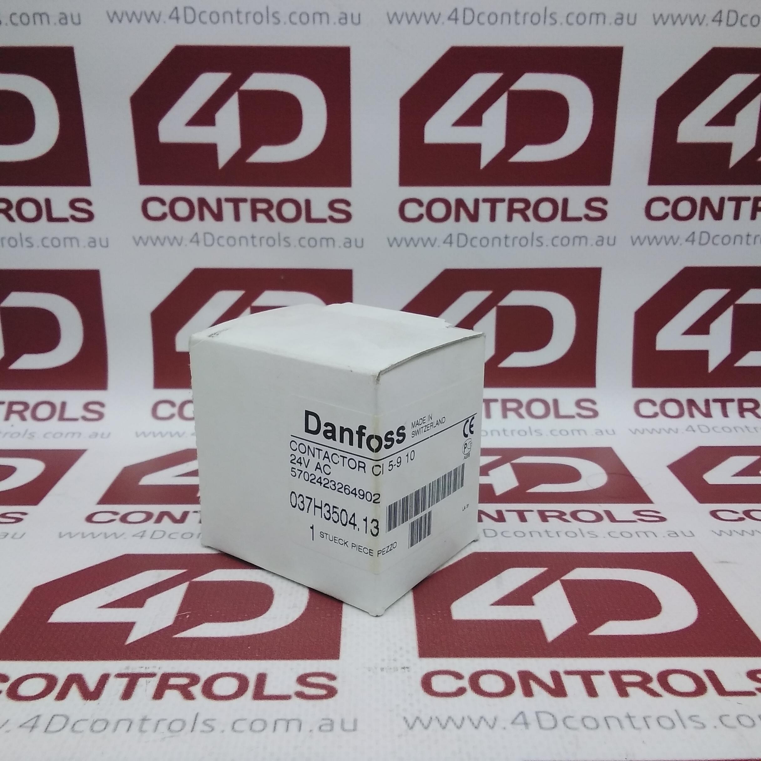 037H3504.13 | Danfoss | Contactor, 24V Coil, 20A, 3 Pole, 1 N.O. Auxilary