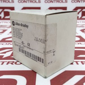 100-K12DJ01 | Allen Bradley | Miniature Contactor, 3 Pole, 12A, 1NC Aux Contact