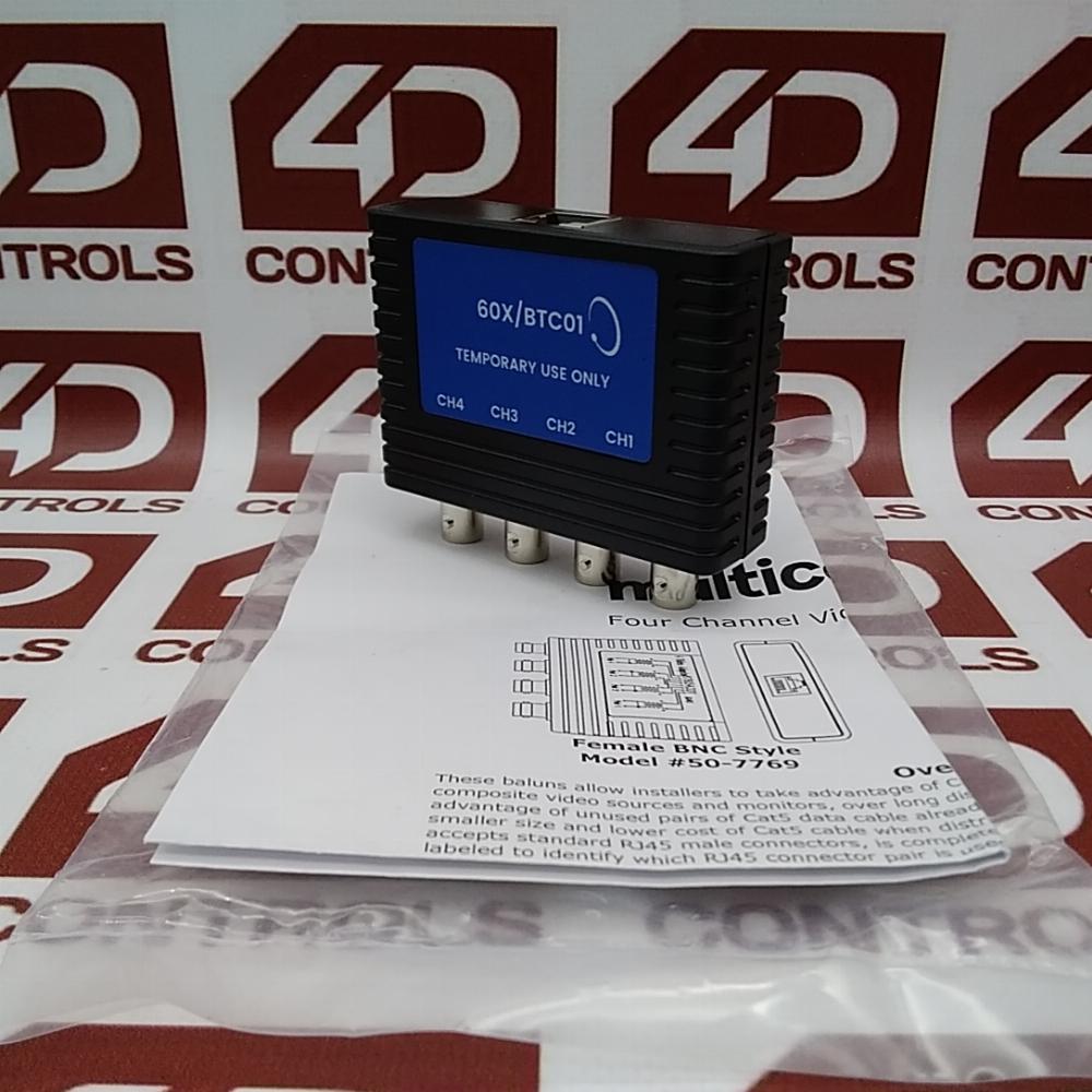 50-7769 | Multicomp | CCTV Transceiver box, 4x BNC, 1x RJ45