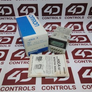 H3CA-A | Omron | Timer, 24-240VAC/12-240VDC, 3A@250VAC, 8 Modes, SPDT