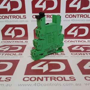 2967015 | Phoenix Contact | (PLC-BSC-24DC/21-21), Relay Base, 250VAC, 24VDC