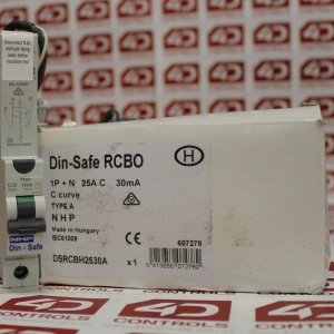 NHP DSRCBH2530A RCBO DIN-SAFE 10KA 1P+N 25A C CURVE 30MA TYPE A LONGBODY