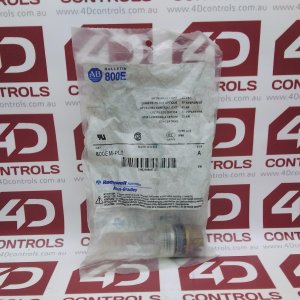 800EM-PL7 | Allen Bradley | Pilot Ligt, Clear, Round,  Metal
