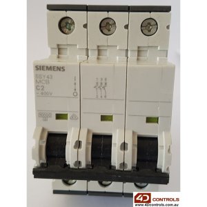 5SY4-302-7 | Siemens | Miniature Circuit Breaker 2A 3 Pole 10kA